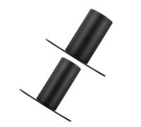 Générique Support 36mm Noir en Haut-Parleur Fer pour 2pcs Lisse sans Bavures et Trous de Léger et Robuste pour Scène et Usage Intérieur