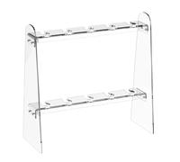 Générique Support À Bouteilles De Champagne pour Fête,Porte-Bouteilles en Acrylique avec 10 Emplacements,Support Tour à Champagne à 2 Niveaux - Utilisation Cocktail Fête De Noël Présentation