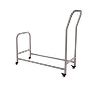 Générique Support À Pneus, Chariot De Rangement De Pneus Mobile À 360°, Présentoir À Pneus Robuste en Acier, for Usage Domestique Et Commercial(Silver)