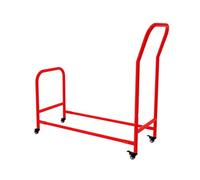 Générique Support À Pneus, Chariot De Rangement De Pneus Mobile À 360°, Présentoir À Pneus Robuste en Acier, for Usage Domestique Et Commercial(Red)