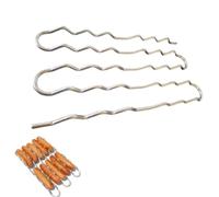 Générique Support à saucisses pour Barbecue, Support à saucisses en Acier Inoxydable, cuiseur à Hot-Dogs Rotatif à 360°, Rouleau à Hot-Dogs pour Barbecue, pour grillades en Plein air, Camping