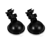Générique Support à Ventouse pour Dashcam Voiture en Plastique Noir, Fixation Stable avec Vis Unique, pour Pare-Brise ou Tableau de Bord, Pack de 2 Pièces