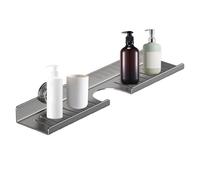 Générique Support À Ventouses pour Cuisine | Étagère D'Évier Derrière Robinet - Plateau de Séchage Murale en Acier Carbone sans Perçage pour Brosse Serviette Tasse Salle de Bain