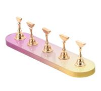 Générique Support Affichage Facile pour Nail Art D'entraînement en Acrylique Léger Base Dégradée et des Faux, pour Usage à Domicile Écoles de Manucure