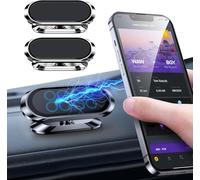 Générique Support Aimant Voiture Ultra-Fort - 360° Réglable, 1 Unité, Compatible Tous Smartphones, Noir