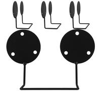 Générique Support Antidérapant Lot de 4 Pièces pour Matelas en Acier Inoxydable Noir Haute Résistance et Solide, pour Stabiliser et Fixer Literie Facilement