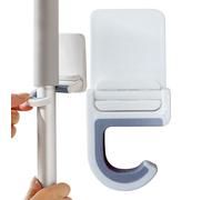 Générique Support Balai & Serpillière - Système Organisateur Mural Auto-adhésif Sans Perçage Super Antidérapant | Porte-balai Et Pelle Fixation Murale Accroche-raclettes Résistant Au Glissement