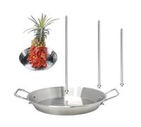 Générique Support Barbecue Vertical - Ensemble Brochettes De Grillade Amovibles | Accessoire Cuisine pour Cuisson Uniforme De Brochettes, Rôtisserie Maison Et Plein Air