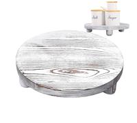 Générique Support Bois pour Piédestal | Plateau Décoratif de Salle de Bain Style Ferme,Présentoir Rustique sur Pieds - pour Centre de Table, Pot de , Porte-Savon, Bougie, Cuisine, Comptoir de Cuisine