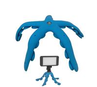 Générique Support Caméra Ventouse 5 Bras Flexibles - Caoutchouc | Support Téléphone Pieuvre À Ventouse Stable | Fixation pour Appareils/Téléphones sur Surfaces Lisses, Voyage