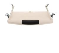 Générique Support Clavier Résistant à l'usure en Plastique et Fer Coulissant Bureau Tiroir Extensible Facile à Utiliser Accessoire pour Bureau et Maison