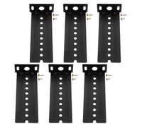 Générique Support Coulissant et Adaptateur Arrière pour Clavier en Acier Inoxydable Noir Design Base Protectrice 1 Set Côté Clavier pour Buffet Stable