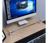 Générique Support d'angle pour écran de 78 cm de Long, Support Triangulaire avec Porte-Stylo, étagère de Rangement pour écran/Ordinateur Portable/téléviseur LED, Support Universel (Couleur :