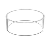 Générique Support de Ballon en Acrylique - Anneau Rond Rack de Rangement Sport | Socle de Football | Support Clair pour Volleyball Basketball Rugby Baseball, Piédestal pour Objets de Collection