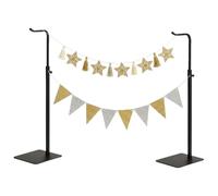 Générique Support De Bannière De Table | 2 Range-Sacs À Main Réglables en Hauteur | Porte-Couronne,pour Femmes Hommes Photographes Salons Professionnels Restaurant Café École Maison Bureau