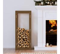 Générique Support de Bois de Chauffage Marron Miel 41x25x100cm Pin Massif,Accessoires pour Range-bûches & Porte-bûches,5.09KG-822410