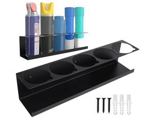 Générique Support de Bombe Aérosol | Organisateur de Support de Canette Aérosol en Acier à 5 Trous pour Canettes | Porte-bouteille Pulvérisateur pour Garage et Espace de Travail