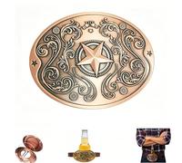 Générique Support de boucle de ceinture de bière, clip de canette de boisson mains libres portable, transport de boisson à ouverture rabattable de cowboy occidental, boucle pour hommes (G#)