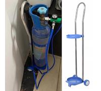 Générique Support de Bouteille d'oxygène Portable médical, Support pour Bouteille de gaz pour acétylène/Propane/Azote, Organisateur de Bouteille de CO2, Support de soudage Fixe (80 cm (31 1/
