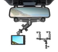 Générique Support De Caméra Arrière - Universel pour Caméras De Tableau De Bord, Supports De Rétroviseur Réglable, Support De Caméra De Voiture Adhésif Puissant | De De Pare-Brise De Vue AR