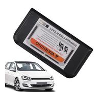 Générique Support de Carte de crédit pour Pare- - Rangement intérieur Automatique pour Cartes de crédit, Support de visière, Insert de Carte de visière, suport adhésif pour de Voiture pour b