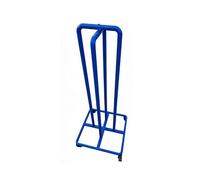 Générique Support De Cerceau Mobile en Métal, Chariot D'affichage Weighted Circle Debout, D'équipement Robuste, Capacité Charge 150 Kg Peut Contenir 30 À 40 Pièces(Blue,77x40x40cm)