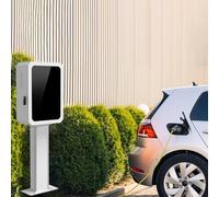 Générique Support de Chargeur et Organiseur de câbles pour véhicule électrique résistant aux intempéries, Station de Recharge autoportante et Durable pour Une Utilisation à Domicile et en extérieur -