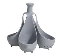 Générique Support De Chaudière À Œufs en Silicone, Porte Œufs en Silicone Résistant À La Chaleur, Cuit 4 Ou 6 Œuf À La Fois, Gadget De Cuisine
