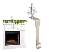 Générique Support De Chaussettes De Crochet De Cheminée - 8,46 Pouces Fer Crochet Décoratif Solide | Porte-crochets De Porte En Métal Robuste - Bord Antidérapant Pour Décorations Saisonnières Adapté