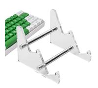 Générique Support de Clavier - Présentoir de Portefeuille de présentoir de Clavier Portable avec Divers pneus | Support de Cadre en Acrylique pour Bureau, Salle d'étude, Salon