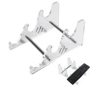 Générique Support De Clavier - Rangement De Claviers Mécanique en Acrylique, 1 2 3 Niveaux, Présentoir Transparent | pour Organisation De Bureau Maison Et Étagère De Collection De Clavier