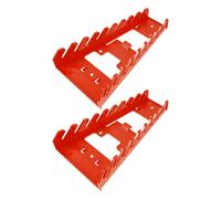 Générique Support de clé, organisateur de porte-clés pour panneau perforé multicouche rouge en plastique, lot de 2, rangement mural pour garage et atelier