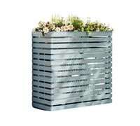 Générique Support De Climatisation Extérieur, Housse De Climatiseur Extérieur, Écran De Confidentialité for Climatiseur Carbonisé, for Salon, Chambre, Bureau, Restaurant(Color1,105x45x100cm)