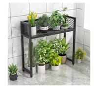 Générique Support De Climatisation Extérieur, Unité De Climatisation Carbonisée, Écran De Confidentialité, Plante, Unité De Climatisation Extérieure, Fleur, for Unité Extérieure(Black,100x35x90cm)