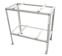 Générique Support de climatisation Robuste, Mini-condenseur Split en Acier galvanisé, Support au Sol réglable à 1-3 Positions (90 x 90 x 45 cm) pour climatiseurs