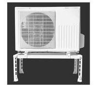 Générique Support de climatiseur Robuste pour systèmes Split, Support Universel au Sol pour condenseur de Pompe à Chaleur, Support de climatisation Durable, Dimensions : 90 x 40 x 60 cm, Blanc