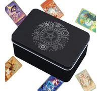 Générique Support de de Tarot, boîte de Cartes de Tarot Étui de Protection | Tarots Boîte de rangement organisateur pour cartes à jouer