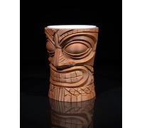Générique Support de gobelet Tiki - Porte-verre décoratif style totem, accessoire bar & soirée