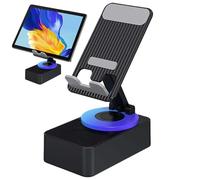 Générique Support de Haut-Parleur sans Fil Portable, Support de téléphone Rechargeable, Station d'accueil Audio blueto-oth avec lumières LED en Mode Mixte, Tablette pour Smartphone