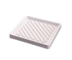 Générique Support de jardinière carré sur roulettes, Plateau, Base Pot Plante, Moteur Fleur Mobile, Accessoires Jardin Roulant(Beige 37cm)