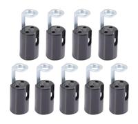 Générique Support de Lampe E14 en Plastique et Fer, Facile à Installer, Multi-fonctionnel, pour Lampe Cristal ou Applique Murale, Pack de 9 Pièces