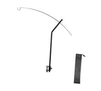 Générique Support de Lanterne Cintre pour Lumière Tige de Suspension Poteau D'Éclairage Réglable en Acier Inoxydable Approprié pour Les Nuits de Camping en Ple, Section Unique