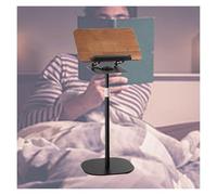 Générique Support De Livre Au Sol, Lecture Amovible 2 en 1 À Double Usage,Réglable Hauteur,for Manuels,Tablettes,Magazines,Recettes(Black,Adjustable 91-159cm)