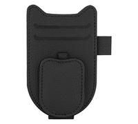 Générique Support de lunettes de soleil pour visière de voiture, clip de support de lunettes de soleil - Clip de suspension de pour pare-soleil de voiture - Porte-lunettes de automatique en cuir