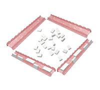 Générique Support de Mahjong magnétique avec Poussoir, Support de Mahjong en Acrylique avec poussoirs, Supports de Carreaux en Acrylique avec Barres de poussée Lisses pour Les Amateurs de Mahjongs