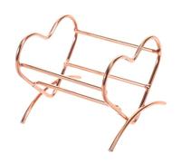Générique Support De Maquillage Forme De Cœur Pour Éponge Et Puff Organisateur Pratique Et Élégant Pour Vanity Séchoir Et Présentoir De Beauté Rose