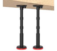 Générique Support De Meuble À Crémaillère | Système de Support Réglable x2,Support de Fixation pour Évier Encastré avec Tige de Relevage pour Meuble de Cuisine et Salle de Bain