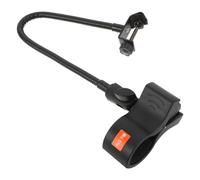Générique Support de Microphone Installation sans Outil Noir en Métal et Plastique de Bureau Clip à Ressort Large, Tube Flexible de 40cm pour Studio et Réunions à Distance