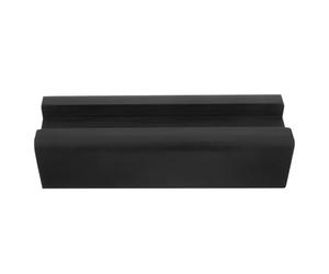 Générique Support de Miroir sur Pied en Bois Noir pour Miroir Plein Pied et Œuvres D'art Base Antidérapante, pour Salles à Manger et Supermarchés