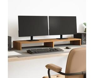 Générique Support de Moniteur chêne Artisanal 100x27x10cm Bois ingénierie